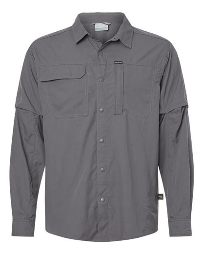 Columbia 212332 Men's Skien Valley™ Pocket Shirt - City Grey - Front