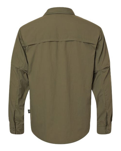 Columbia 212332 Men's Skien Valley™ Pocket Shirt - Stone Green - Back