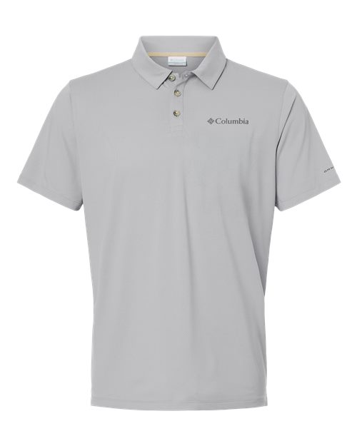 Columbia 211856 Men's Tech Trail™ Utility Polo - Columbia Grey - Front