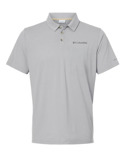 Columbia 211856 Men's Tech Trail™ Utility Polo - Columbia Grey - Front