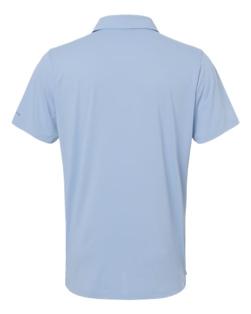 Columbia 211856 Men's Tech Trail™ Utility Polo - Ripple Blue - Back