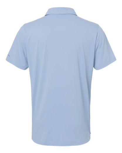 Columbia 211856 Men's Tech Trail™ Utility Polo - Ripple Blue - Back