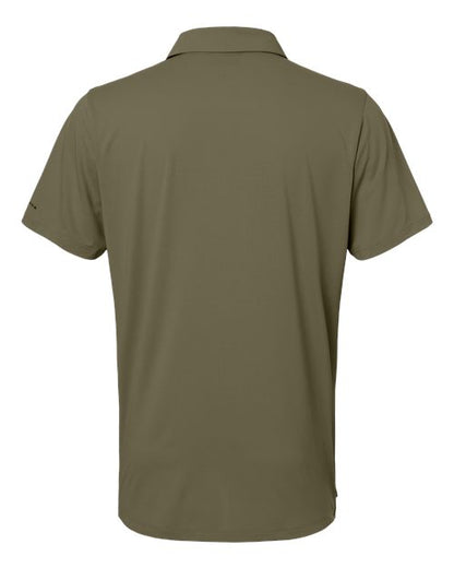 Columbia 211856 Men's Tech Trail™ Utility Polo - Stone Green - Back