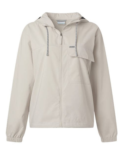 Columbia 212428 Women's Skien Valley™ Hooded Lightweight Jacket - Dark Stone - Front