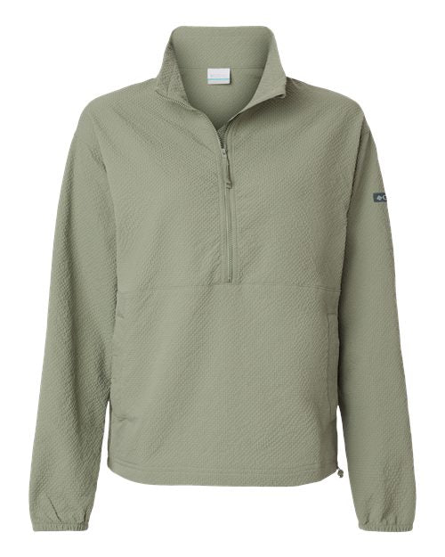 Columbia 211893 Women's Sucker for Summer™ Half-Zip Pullover - Safari - Front