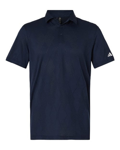 adidas A2008 Men's Ultimate365 Textured Polo - Collegiate Navy - Front