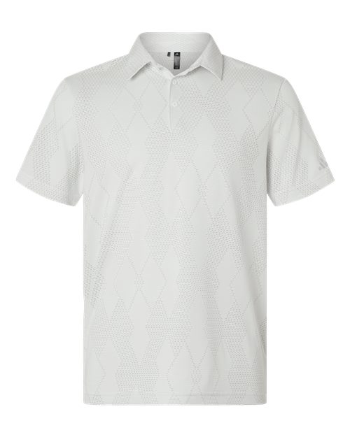 adidas A2008 Men's Ultimate365 Textured Polo - White - Front