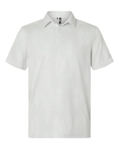 adidas A2008 Men's Ultimate365 Textured Polo - White - Front
