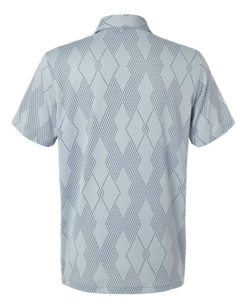 adidas A2008 Men's Ultimate365 Textured Polo - Wonder Blue - Back