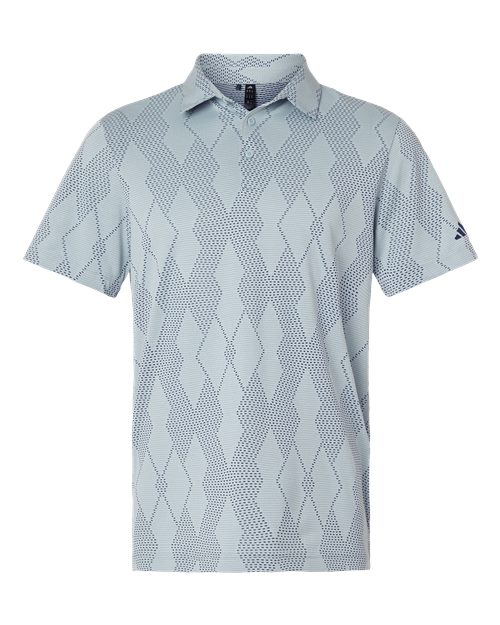 adidas A2008 Men's Ultimate365 Textured Polo - Wonder Blue - Front