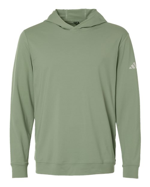 adidas A2009 Men's Ultimate365 Elevated Hoodie - Silver Green - Front