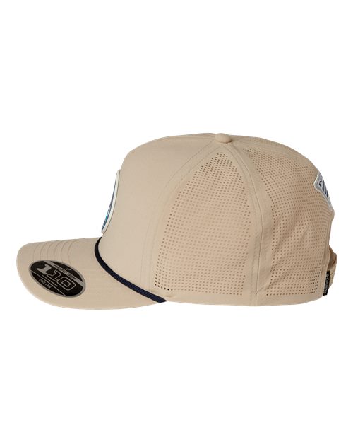 Columbia 212134 Tidal Pursuit™ 3D Stretch Snapback Cap - Ancient Fossil/ Fish Circle Bass - DirectSide