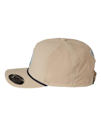 Columbia 212134 Tidal Pursuit™ 3D Stretch Snapback Cap - Ancient Fossil/ Fish Circle Bass - DirectSide