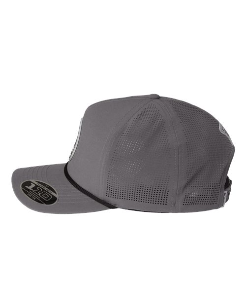 Columbia 212134 Tidal Pursuit™ 3D Stretch Snapback Cap - City Grey/ Fish Circle Bass - DirectSide