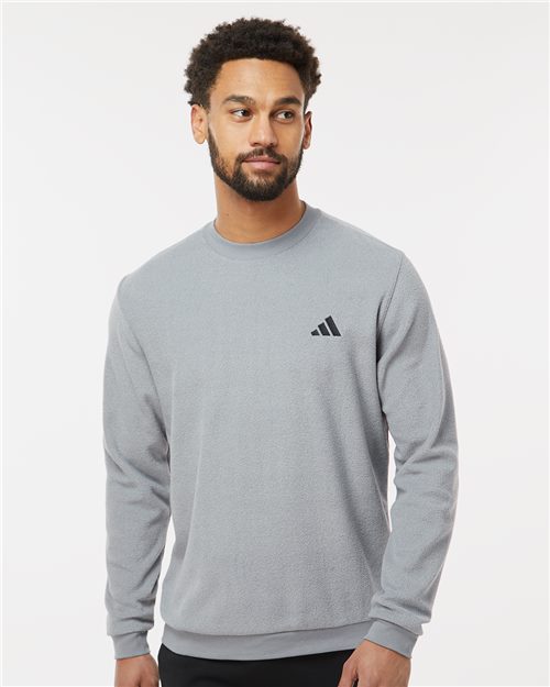adidas A586 Men's Terry Loop Crewneck Sweatshirt - style view