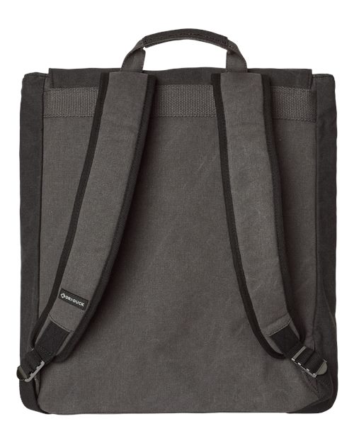 DRI DUCK 1048DD Commuter Backpack - Charcoal - Back
