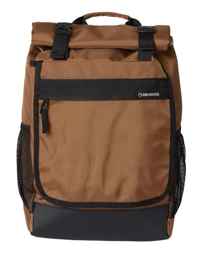 DRI DUCK 1410DD Roll Top Backpack - Saddle - Front