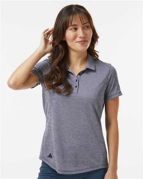 adidas A592 Women's Space Dyed Polo - style view