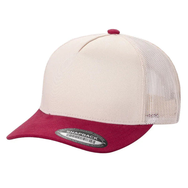 TCMS - TC MESH BACK & SUEDE BILLS - TAN/RED