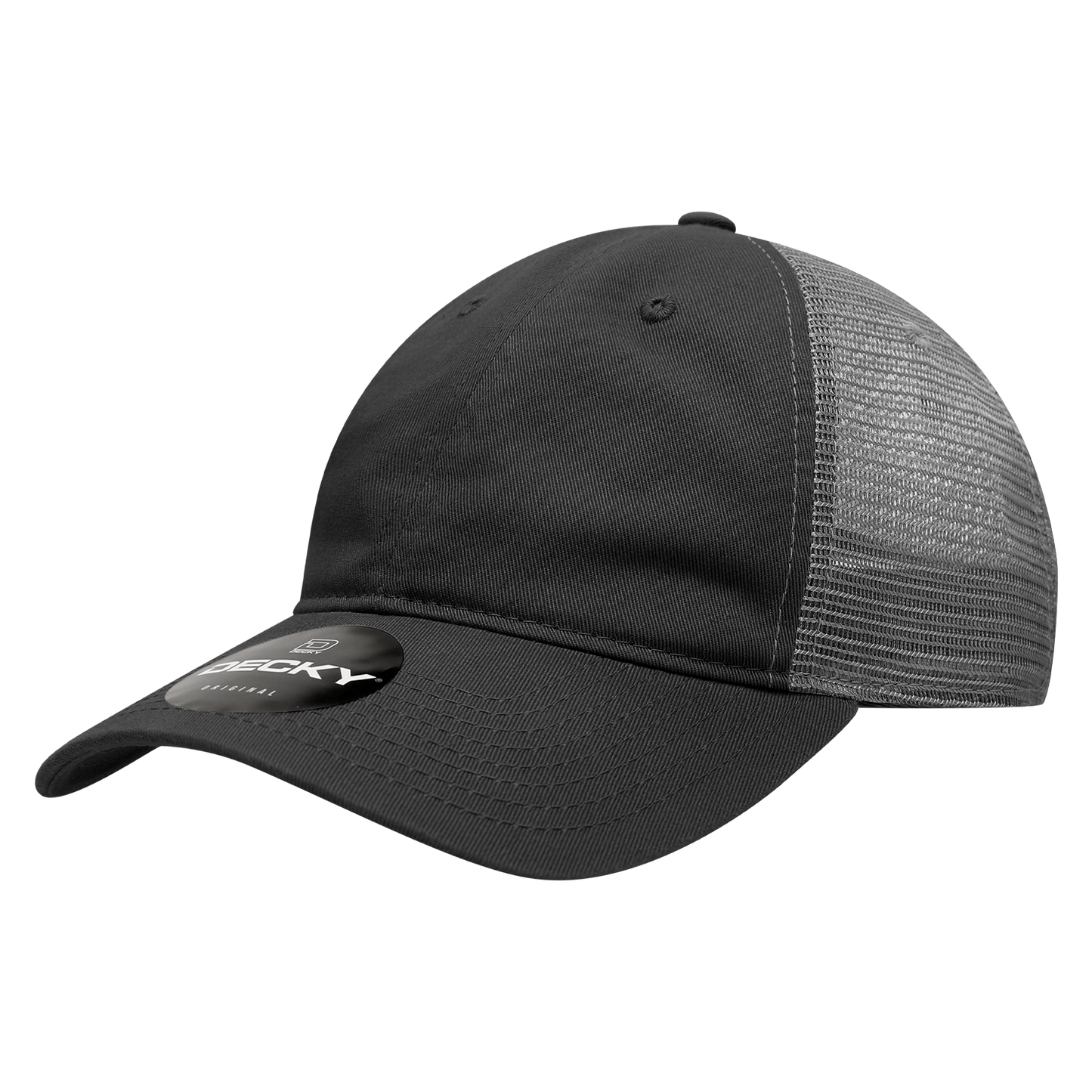 Decky-120-6 Panel Low Profile Relaxed Cotton Trucker