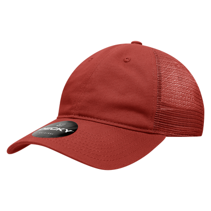 Decky-120-6 Panel Low Profile Relaxed Cotton Trucker