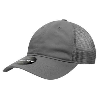 Decky-120-6 Panel Low Profile Relaxed Cotton Trucker