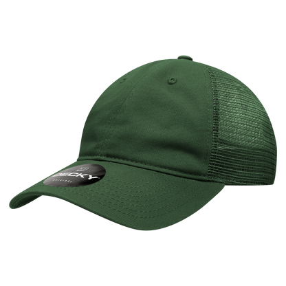 Decky-120-6 Panel Low Profile Relaxed Cotton Trucker