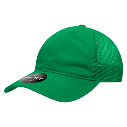 Decky-120-6 Panel Low Profile Relaxed Cotton Trucker