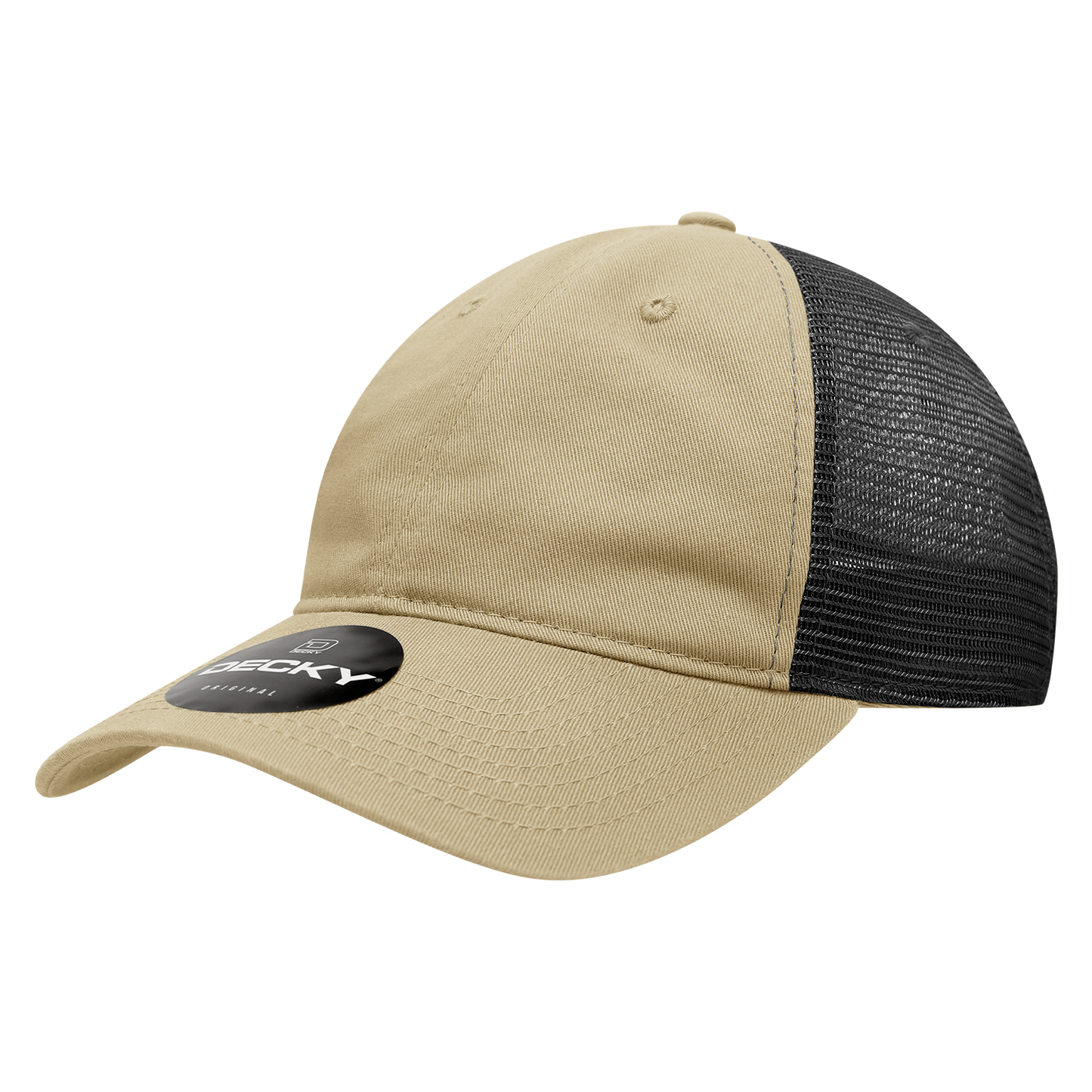 Decky-120-6 Panel Low Profile Relaxed Cotton Trucker