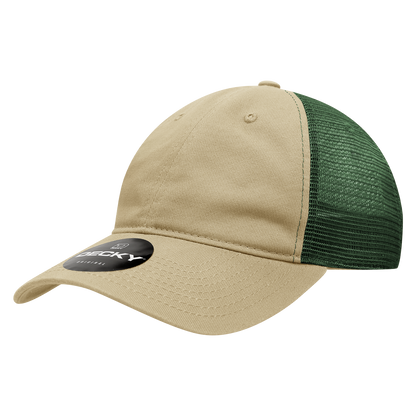 Decky-120-6 Panel Low Profile Relaxed Cotton Trucker