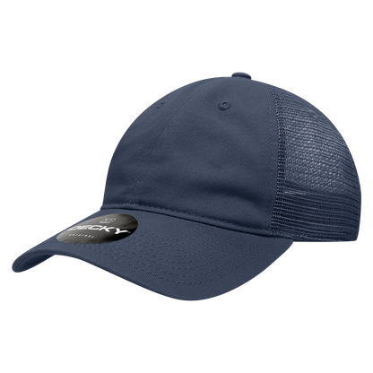 Decky-120-6 Panel Low Profile Relaxed Cotton Trucker
