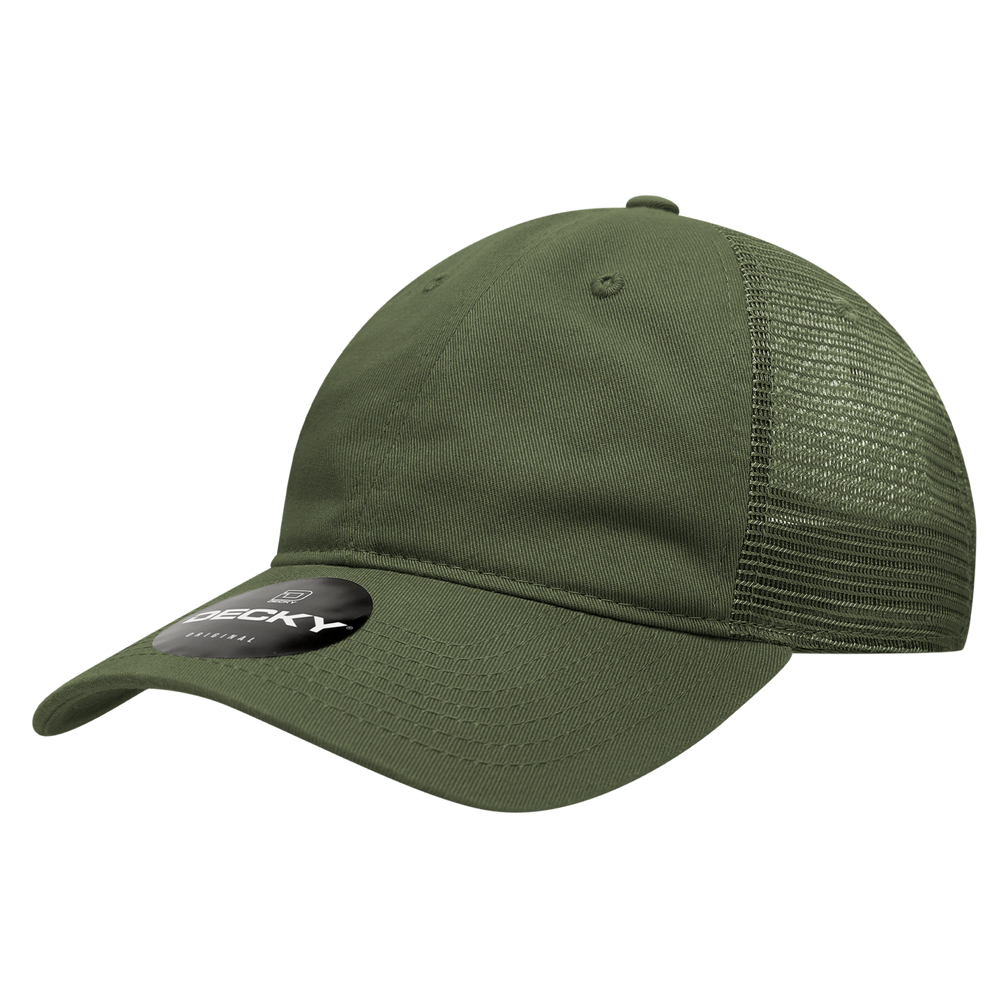 Decky-120-6 Panel Low Profile Relaxed Cotton Trucker