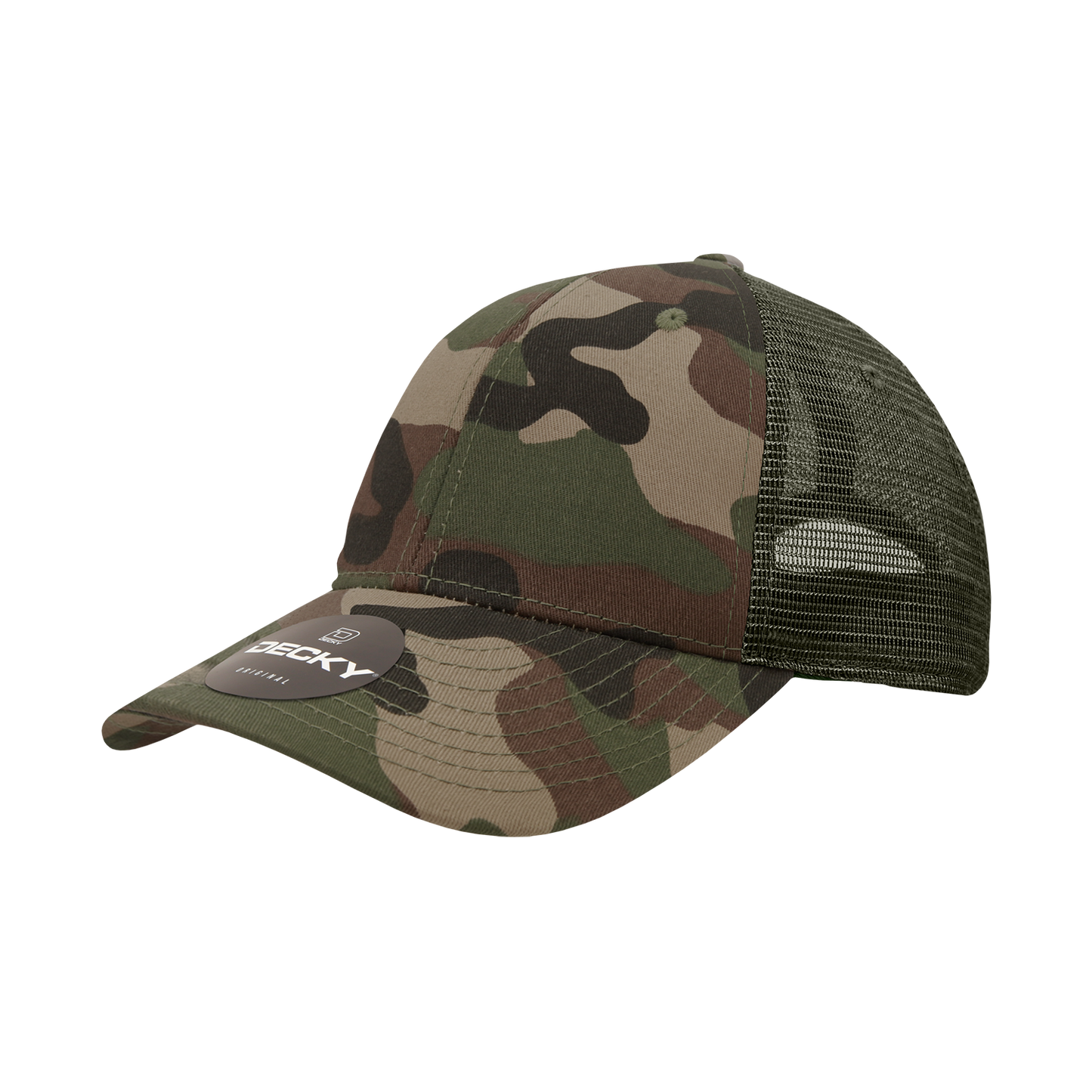 Decky-120-6 Panel Low Profile Relaxed Cotton Trucker