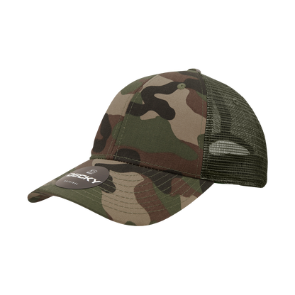 Decky-120-6 Panel Low Profile Relaxed Cotton Trucker