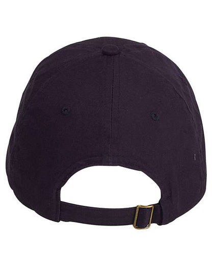 Big Accessories BX001Y Youth Classic Brushed Twill Cap - Navy - Back