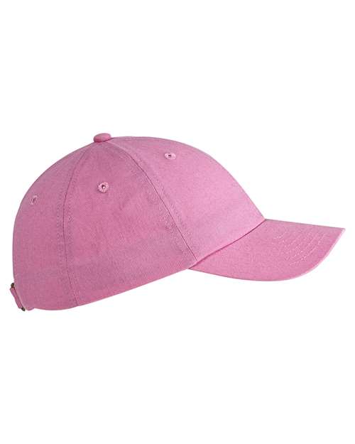 Big Accessories BX001Y Youth Classic Brushed Twill Cap - Pink - DirectSide