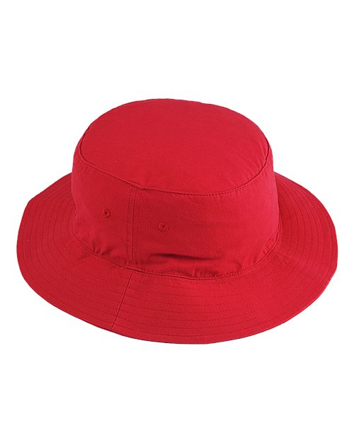 Big Accessories BX003 Crusher Bucket Hat - Red - Front
