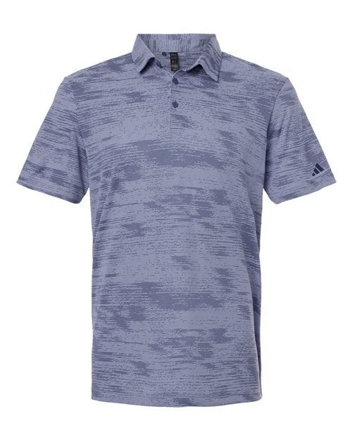 adidas A2005 Men's Ultimate365 Textured Stripe Polo - style view