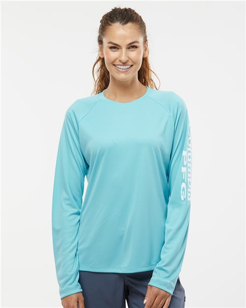 Columbia 212485 Women's PFG Tidal Tee™ II Long Sleeve - style view