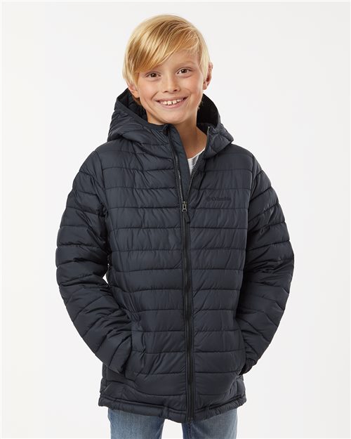 Columbia 209002 Youth Powder Lite™ II Hooded Jacket - style view