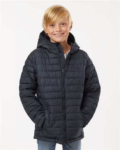 Columbia 209002 Youth Powder Lite™ II Hooded Jacket - style view