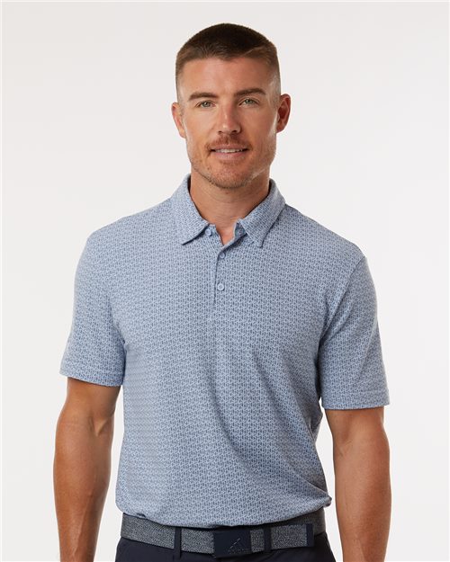 adidas A702 Men's Blended Printed Polo - style view