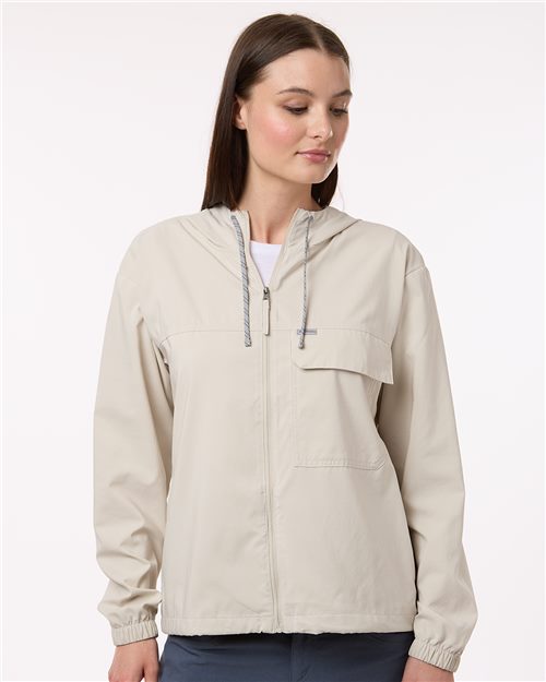 Columbia 212428 Women's Skien Valley™ Hooded Lightweight Jacket - style view