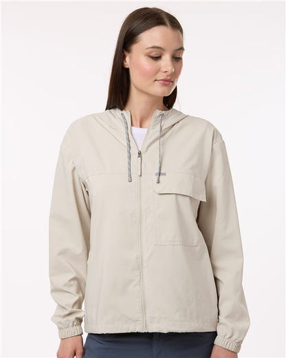 Columbia 212428 Women's Skien Valley™ Hooded Lightweight Jacket - style view