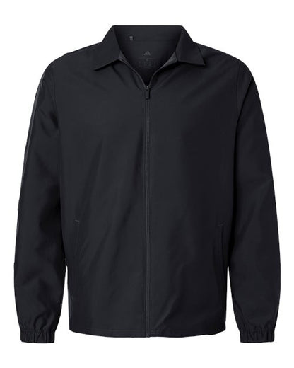 adidas A714 Men's Lifestyle Full-Zip Jacket - Black - Front