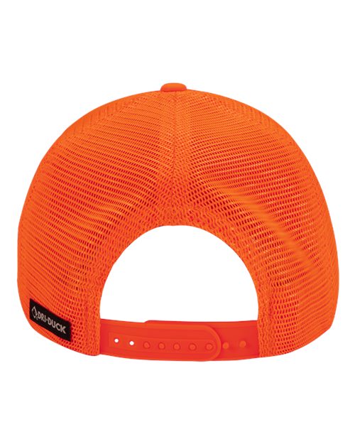 DRI DUCK 3466 Covert Trucker Cap - Blaze - Back