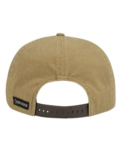 DRI DUCK 3053 Rockwell Cap - Wheat/ Denim - Back