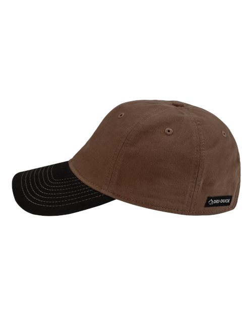 DRI DUCK 3205 Truman Cap - Field Khaki/ Black - DirectSide