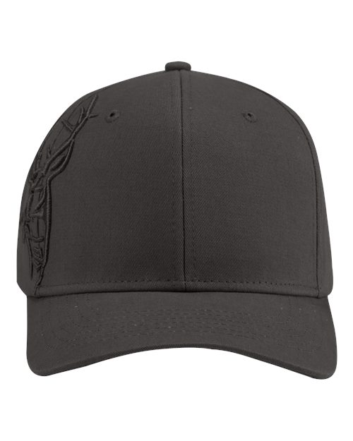 DRI DUCK 3321 3D Buck Pro Cap - Charcoal - Front