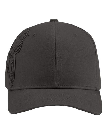 DRI DUCK 3321 3D Buck Pro Cap - Charcoal - Front